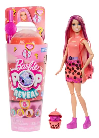 Barbie Pop Reveal Boba Tea Mango Mochi HTJ22