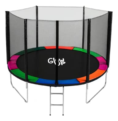 Cama Elástica GlowUp 3,05 m con Red de Seguridad y Escalera R3328