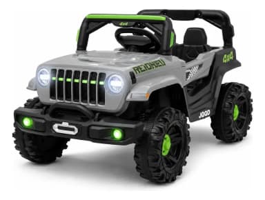 Little Monkey camioneta eléctrica montable 12V 2 motores con control remoto gris