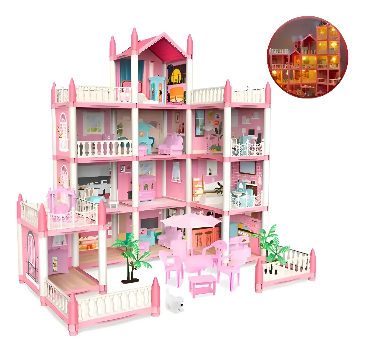 Vida Buenas Casa de Muñecas Clásica 66 x 57 x 61 cm