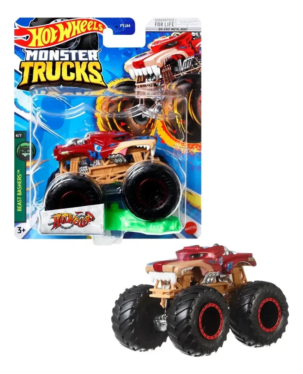 Hot Wheels Monster Trucks vehículo sorpresa 1:64