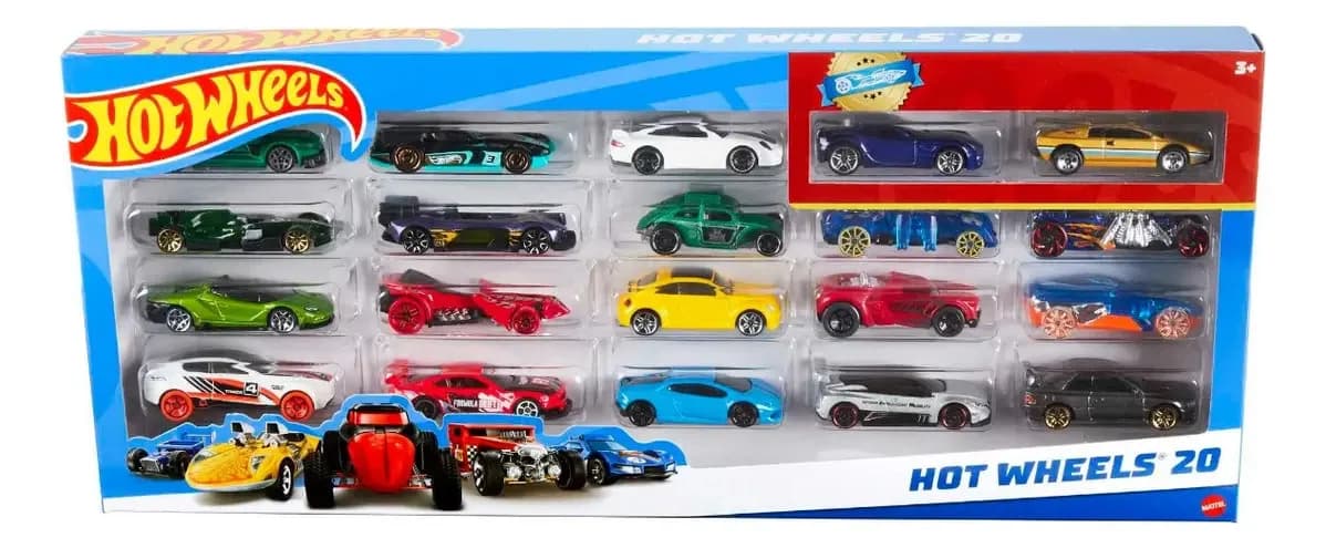 Hot Wheels Paquete Sorpresa de 20 Autos