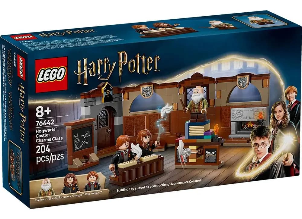 Lego Harry Potter 76442 con Harry, Ron, Hermione y Flitwick