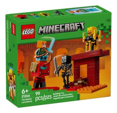 Lego Minecraft La Batalla de Lava del Inframundo 21266