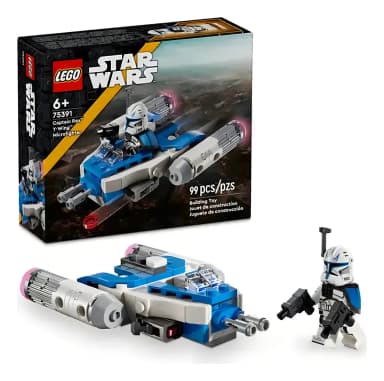 Lego Star Wars Capitán Rex y Microfighter Y-wing 75391