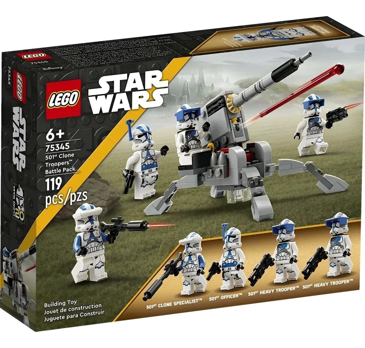Lego Star Wars Pack de Combate Clon Troopers de la 501 75345
