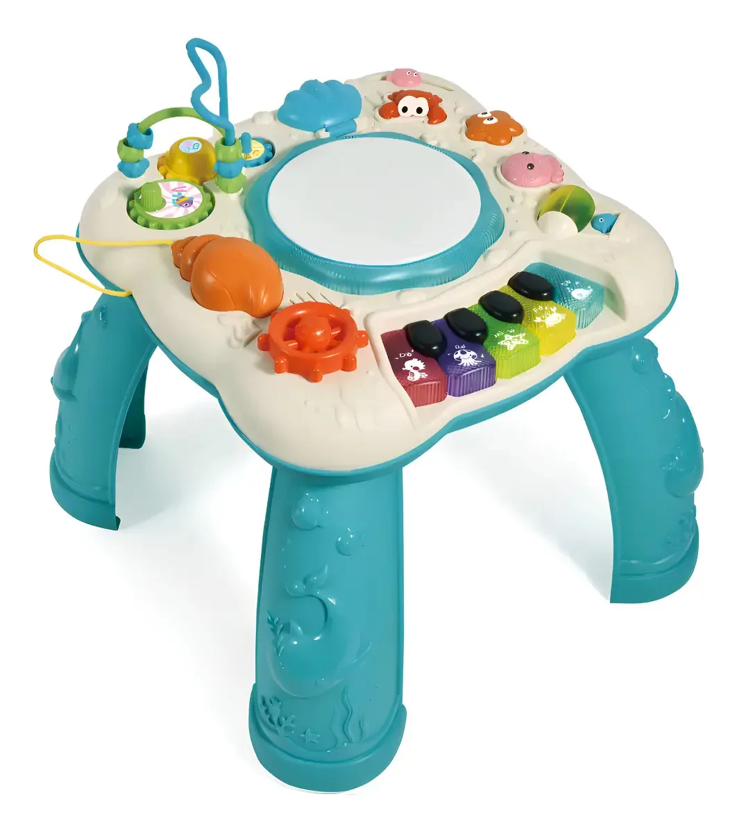 Spacezat Mesa de Actividades Musical Didáctica Turquesa