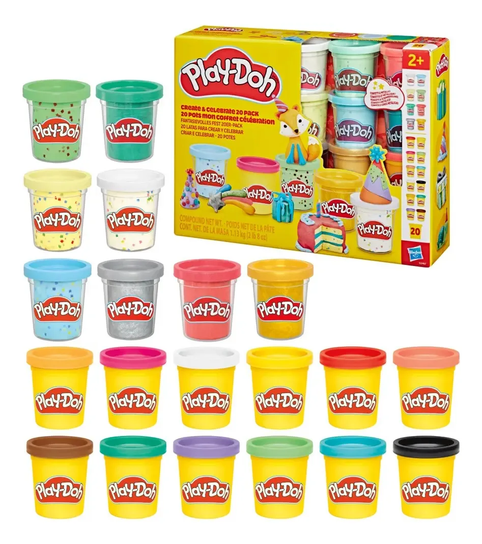 Play-Doh Crear y Celebrar 20 latas