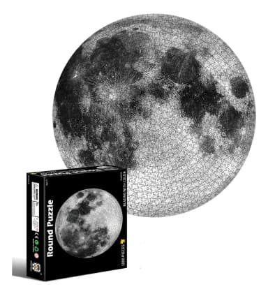 Rompecabezas circular Luna de Funny Land, 1000 piezas, 65 x 65 cm